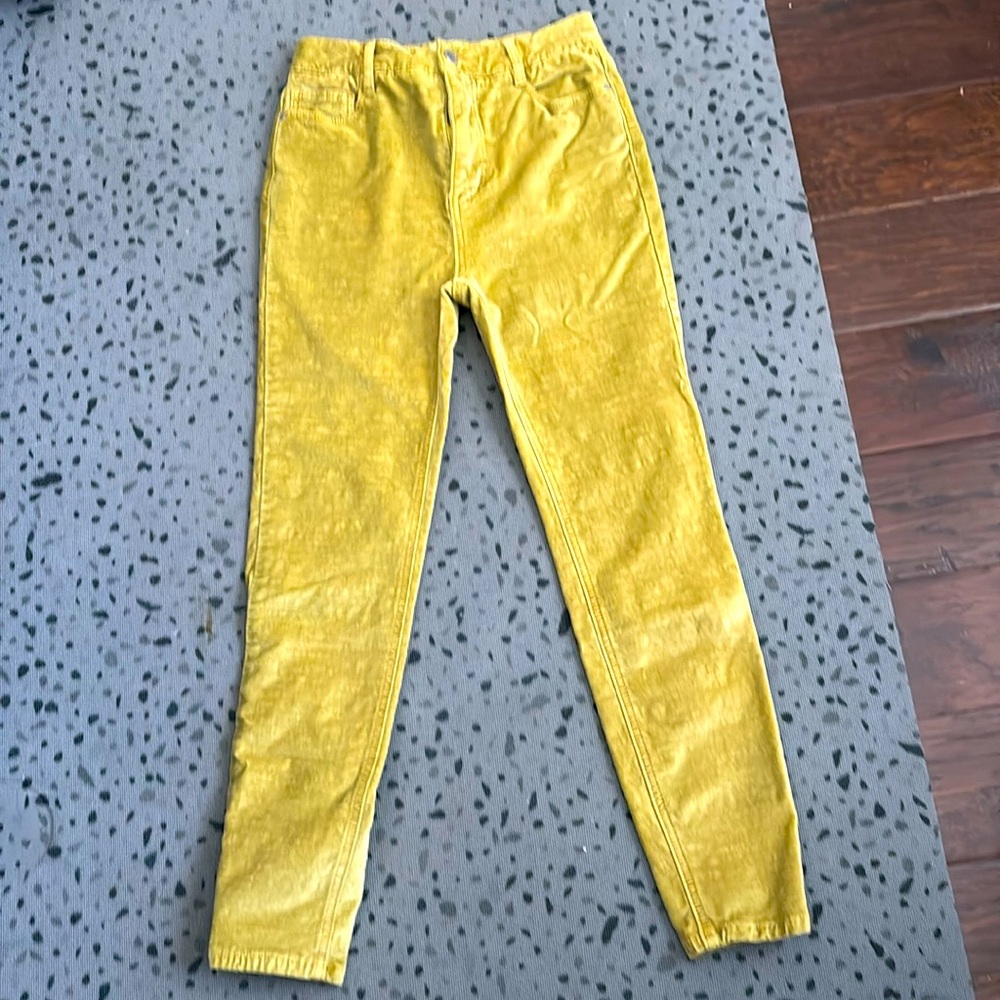 Free people velvet skinny jeans size 27